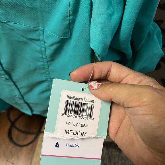 Reel Legends button up shirt with 50 spf - Picture 6 of 11